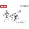 Ryobi EHG2020LCD Spare Parts List Type: 5133001730